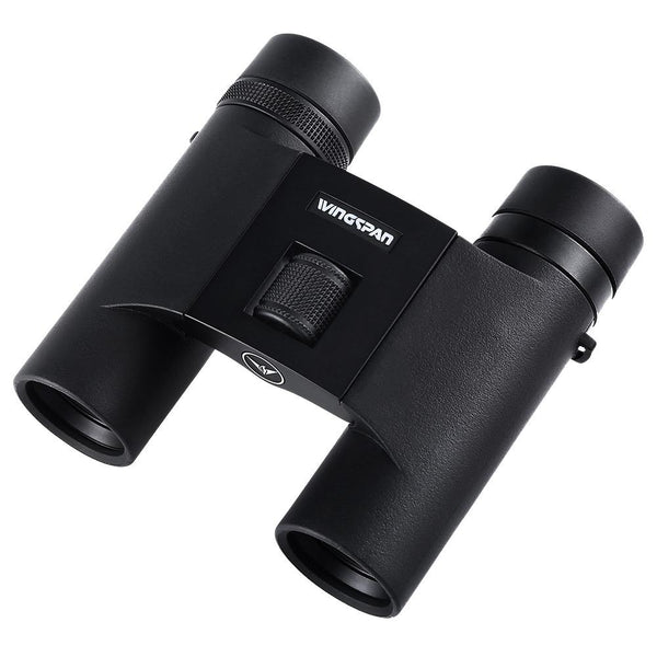 *New! Wingspan Optics Feather Ultra HD Compact 8X25 Folding Travel Binoculars for Bird Watching with ED Glass